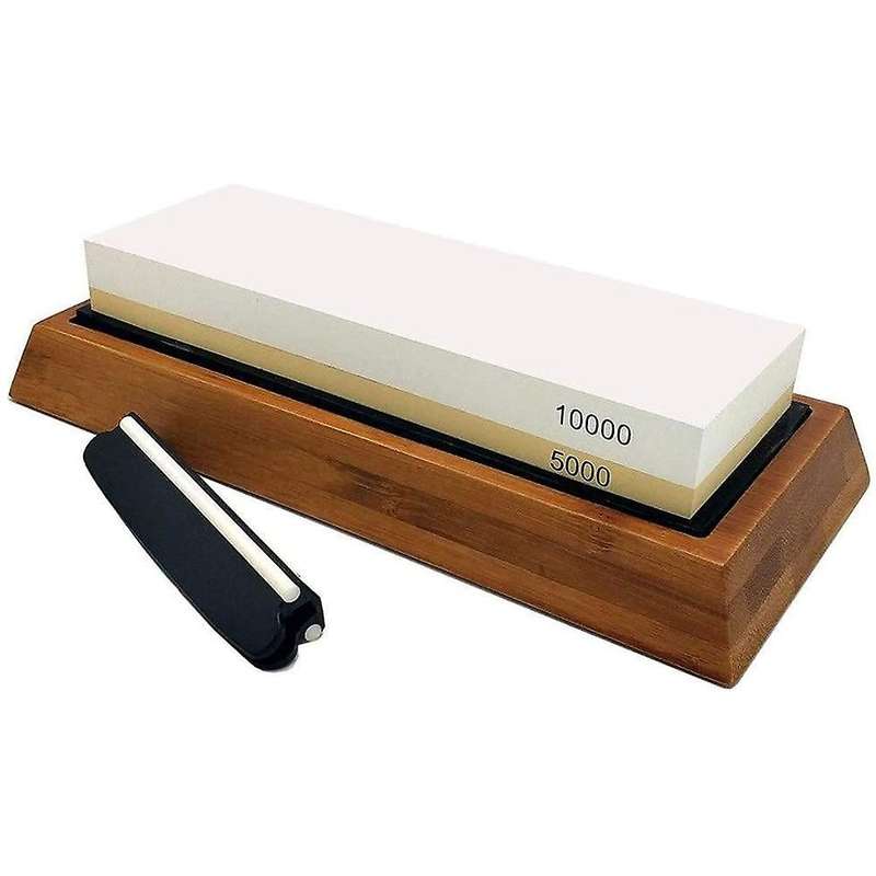 Whetstone Set,5000/10000 Grit Double-sided Knife Sharpening Stone