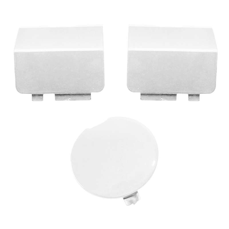 For Mazda 6 Atenza Sedan 13-16 White Front & Rear Bumper Hook Cover