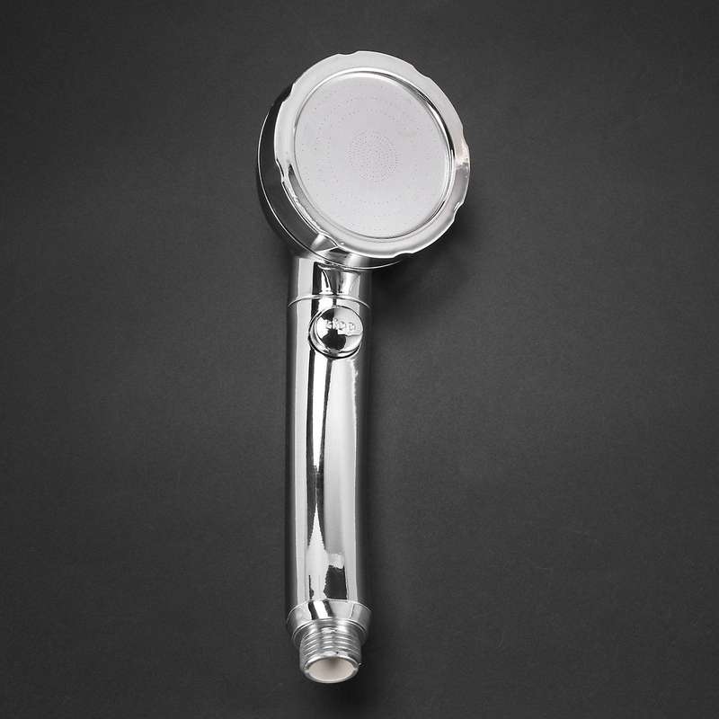 4x Handheld Shower Head High Pressure Chrome 3 Spary Setting
