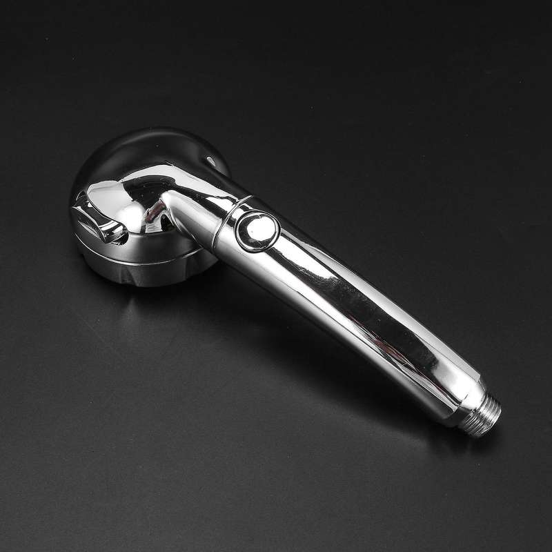 4x Handheld Shower Head High Pressure Chrome 3 Spary Setting
