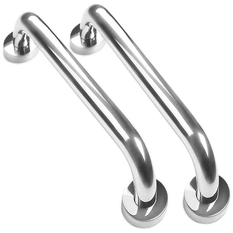 2 Pack Stainless Steel Bathroom Grab Bar,(1.25inch Diameter) Chrome