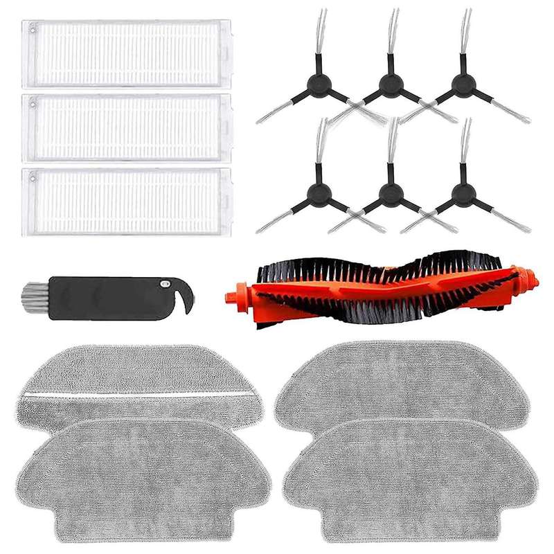 Wipes Brush Filter Accessories Replacement Parts Set for Xiaomi