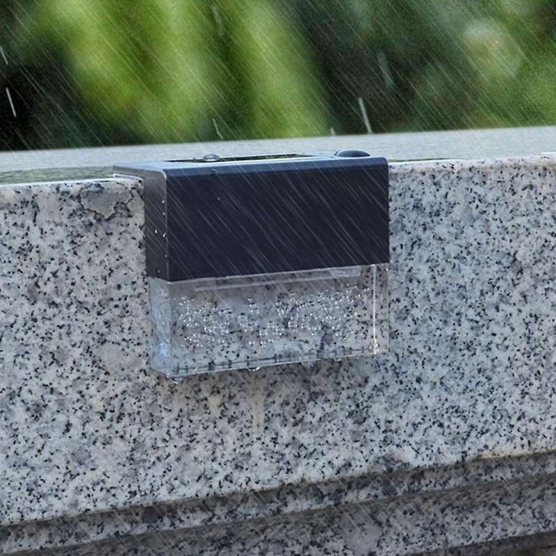 Solar Deck Lights Outdoor Waterproof Led Lights for Stairs Landscape