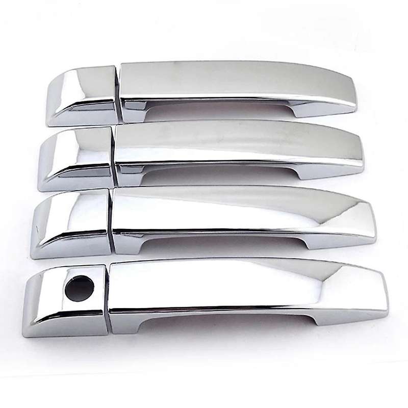 Silver Door Handle Covers for Land Rover Range Rover Vogue L322 02-12