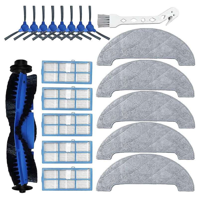 Roller Brush Filter Mop Cloth for Proscenic 850t Robot Vacuum Cleaner
