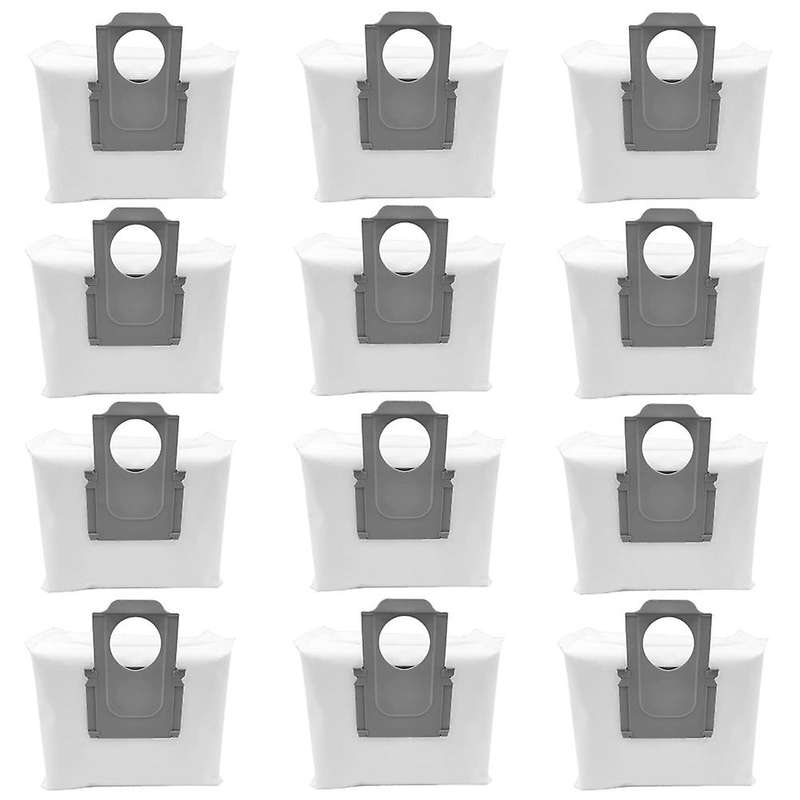 12 Pack Replacement Parts Dust Bag for Roborock G10s G10s Pro T8 Q7
