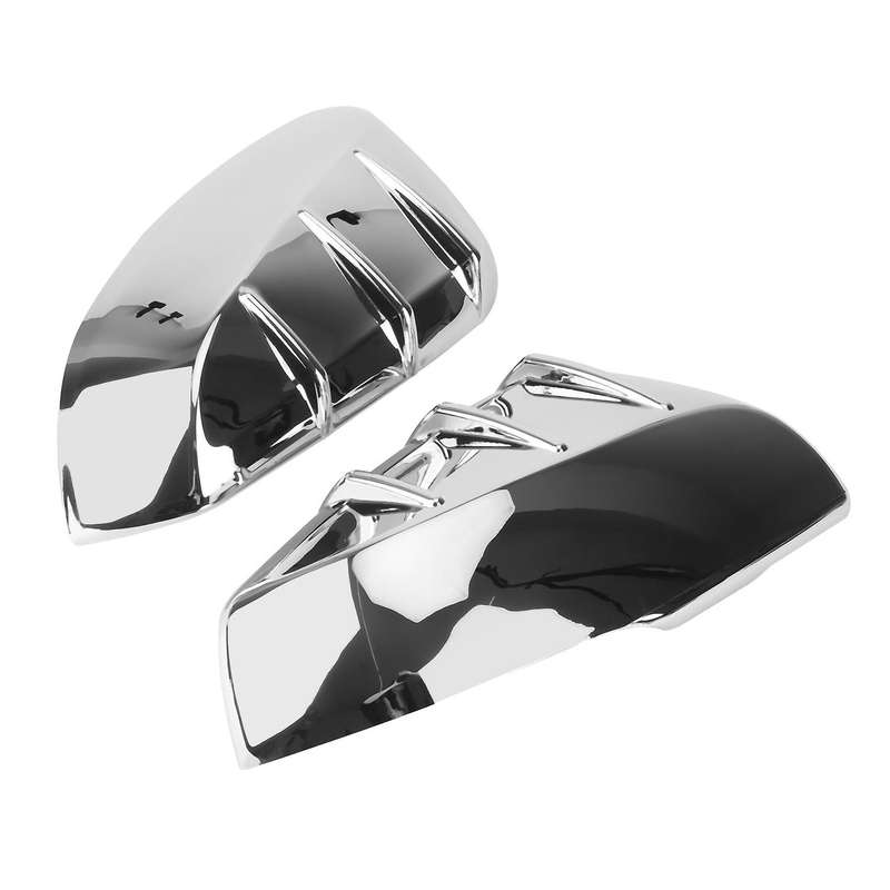 Car Rear View Mirror Cover Reflector Cover Silver