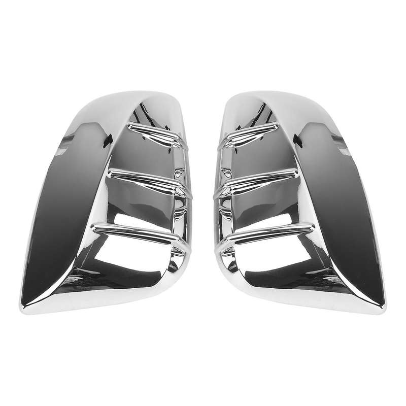 Car Rear View Mirror Cover Reflector Cover Silver