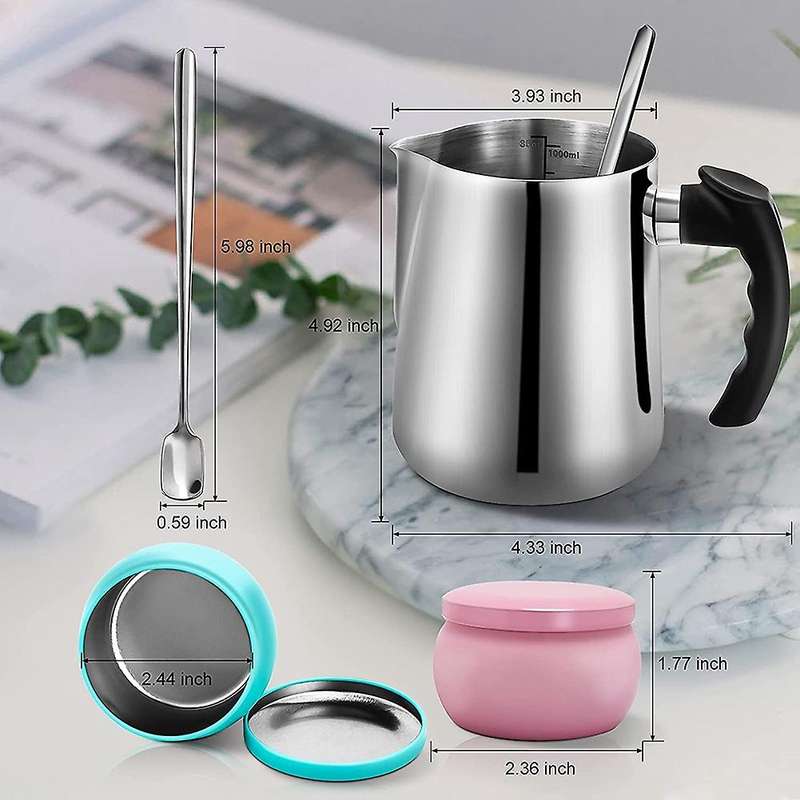 Diy Candle Making Kit,stainless Wax Melting Pot with Handle
