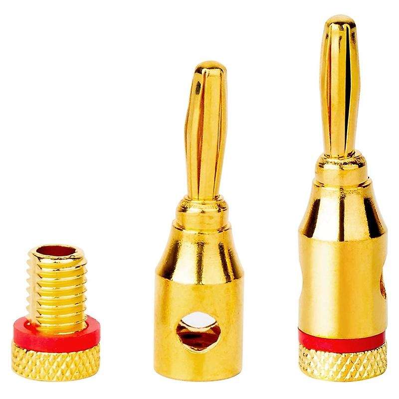 10 Pairs Banana Plugs for Speaker Wire, Theater, Wall Plates and More
