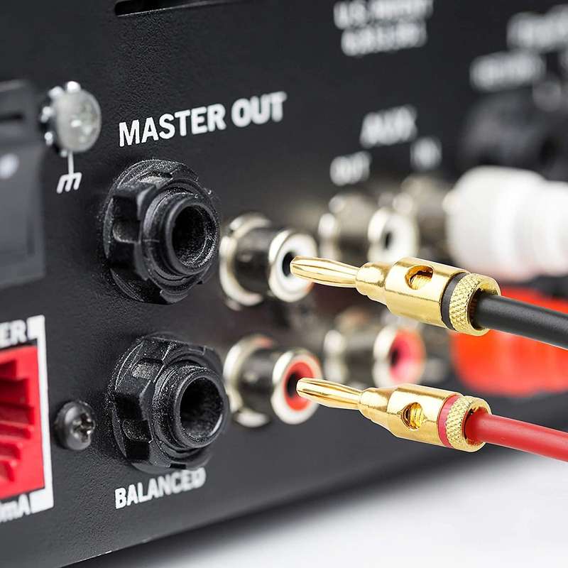 10 Pairs Banana Plugs for Speaker Wire, Theater, Wall Plates and More
