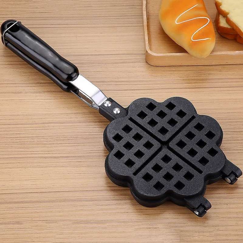 Non-stick Waffles Maker Machine Kitchen Baking Mold Gas Pan