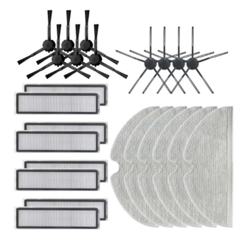 Side Brush Hepa Filter Mop Cloth Rags Spare Parts