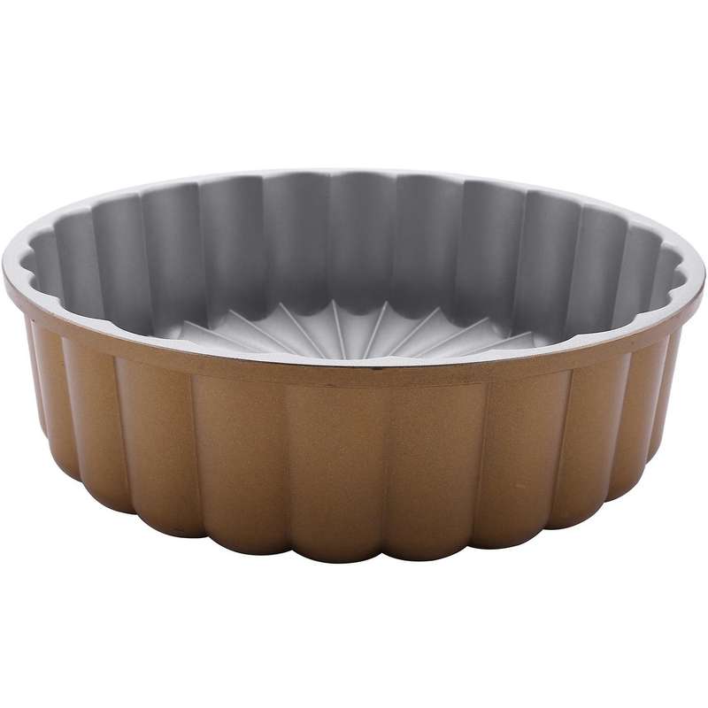 Charlotte Cake Pan, One Size, Gold Thanksgiving Christmas Family Mold