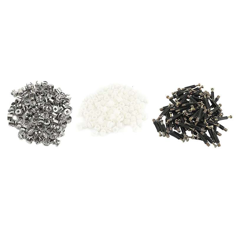 100 Pcs Bolts and Screws Furniture Connection Accessories