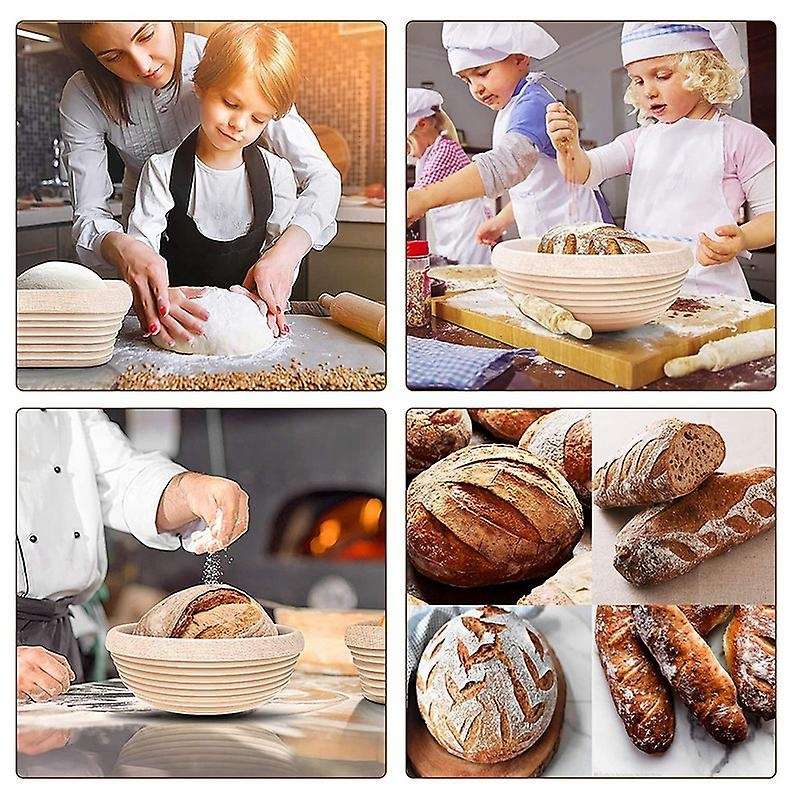 Bread Banneton Proofing Basket Sturdy Natural Rattan