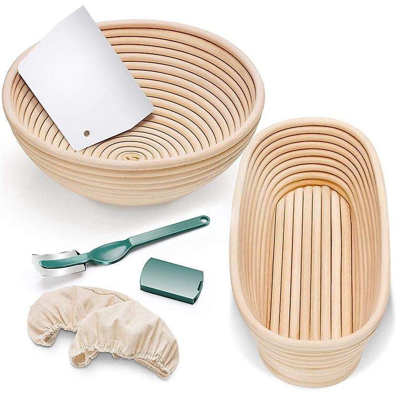 Bread Banneton Proofing Basket Sturdy Natural Rattan