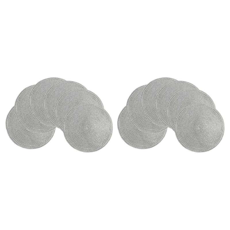 36cm Round Placemats Set Of 6 for Holiday Party Wedding