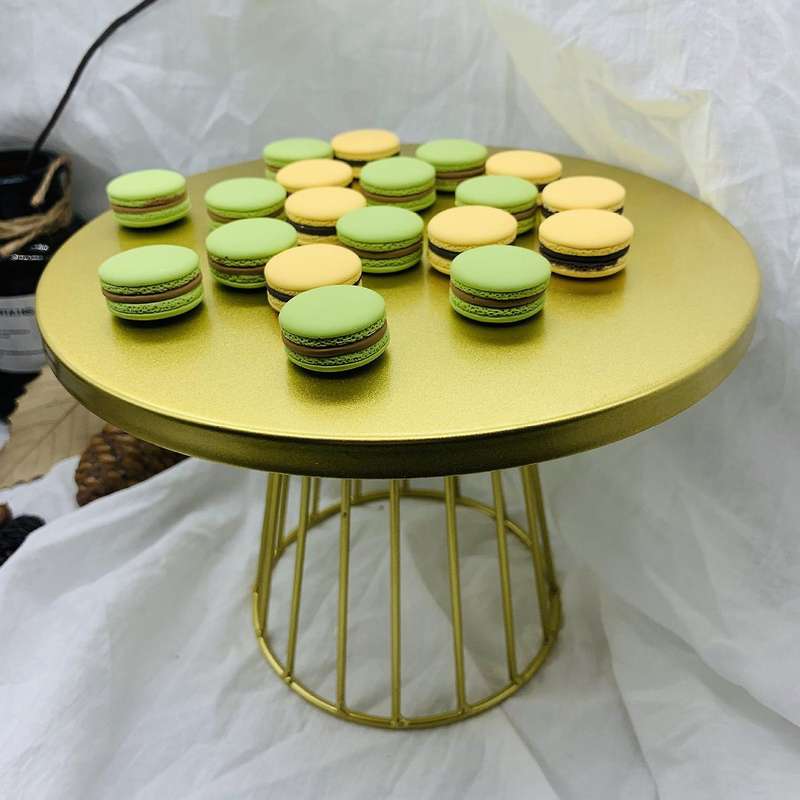 Metal Cake Rack Wedding Gold Dessert Display Rack Decorative 20x20cm