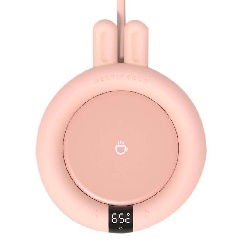 Life Smart Press Heating Coasters Adjustment Constant Pink Bunny