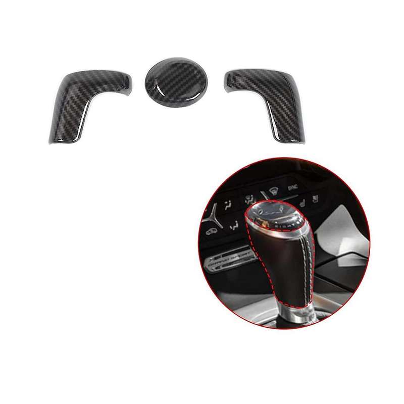 Gear Shift Knob Head Cover Trim for Chevrolet (abs Carbon Fiber)