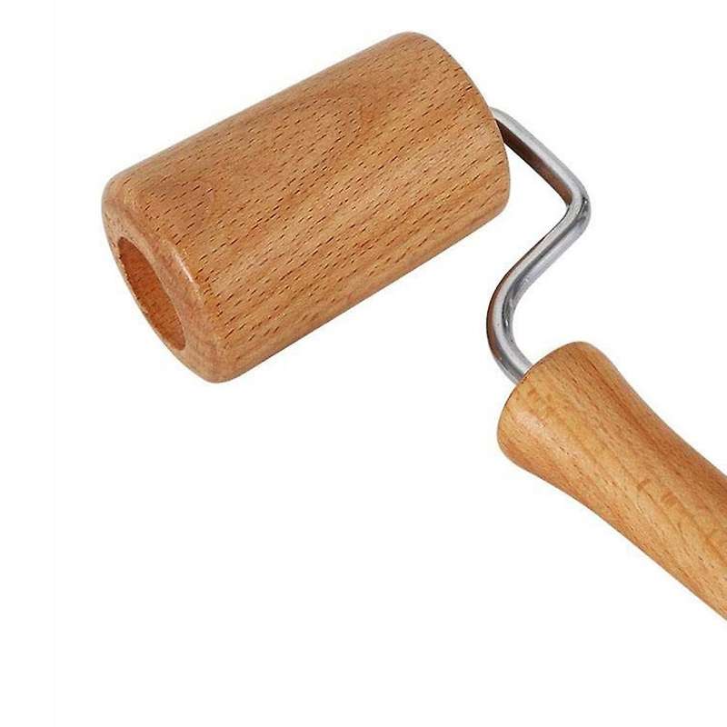 4 Pack Wood Pastry Pizza Roller, Non Stick Wooden Rolling Pin