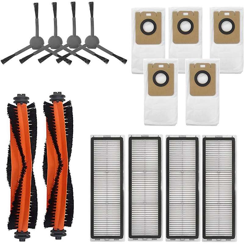 15pcs for Dreame Bot L10 Plus Vacuum Cleaner Accessories Main Brush