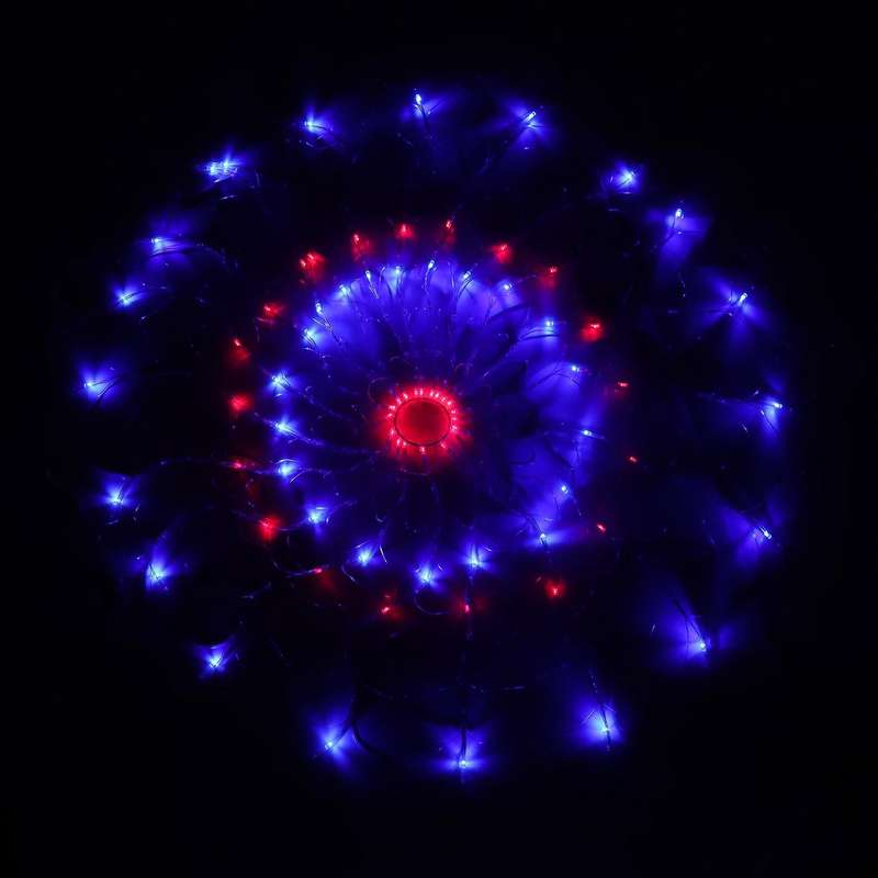 Halloween Led Spider Webs Atmosphere 400 Led String Light, Eu Plug
