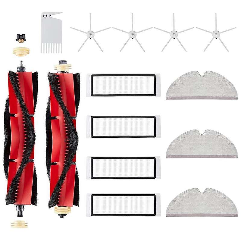 14 Pcs Accessory Set for Xiaomi Roborock S5 S6 Pure S6 Maxv White