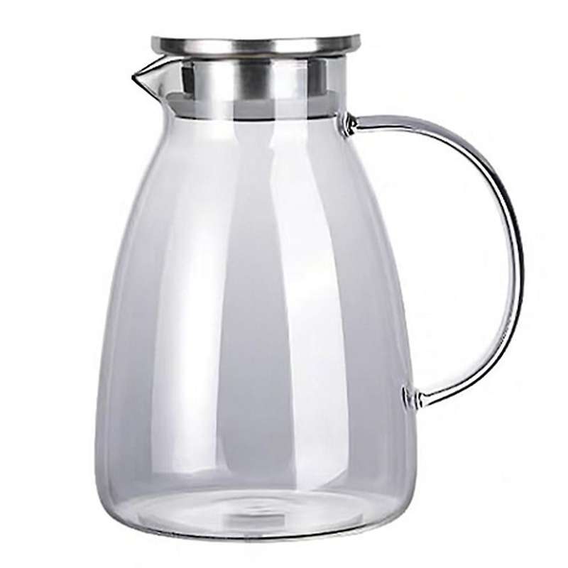 High Borosilicate Glass Cold Kettle Household 1800ml Kettle (gray)