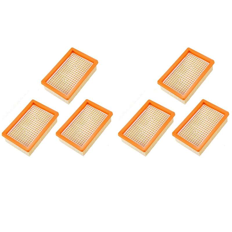 3pcs Vacuum Cleaner Filter Replacement for Karcher Flat-pleated Mv4