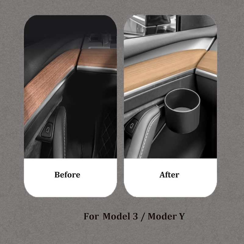 For Tesla Model 3 2021-2022 Car Door Cup Holder Car Styling Left