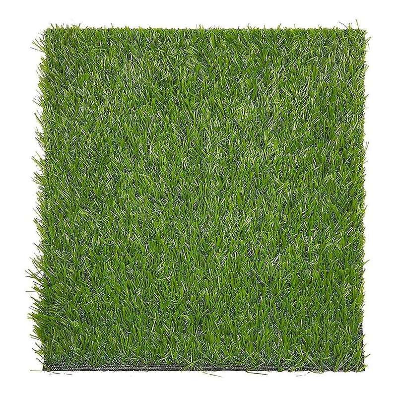 Artificial Grass Mat, Fake Turf Patch for Decor, (12 X 12 In, 4 Pack)