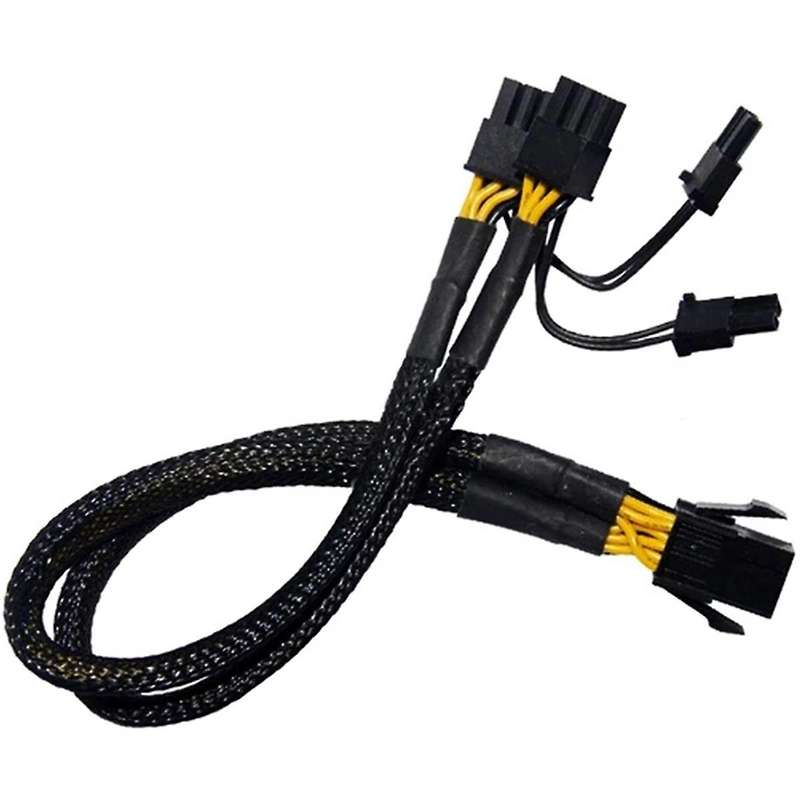 8pc Pci-e 6pin to Dual Pcie 8pin Image Card Pci Express Power Adapter