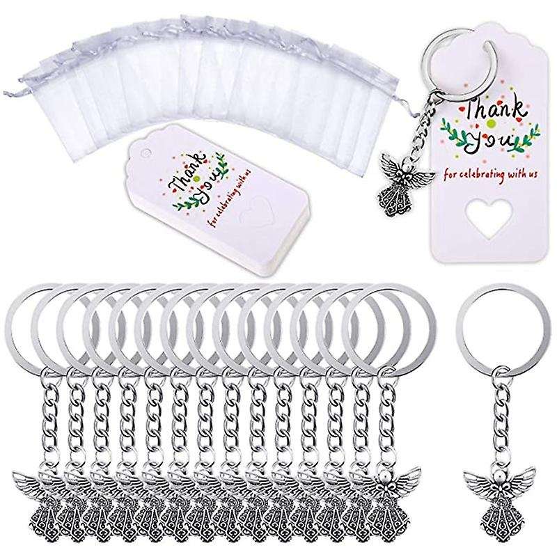 30pcs Angel Keychain Angel Pendant Wedding Birthday Party Baby Shower