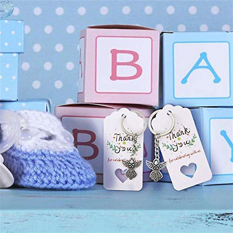 30pcs Angel Keychain Angel Pendant Wedding Birthday Party Baby Shower
