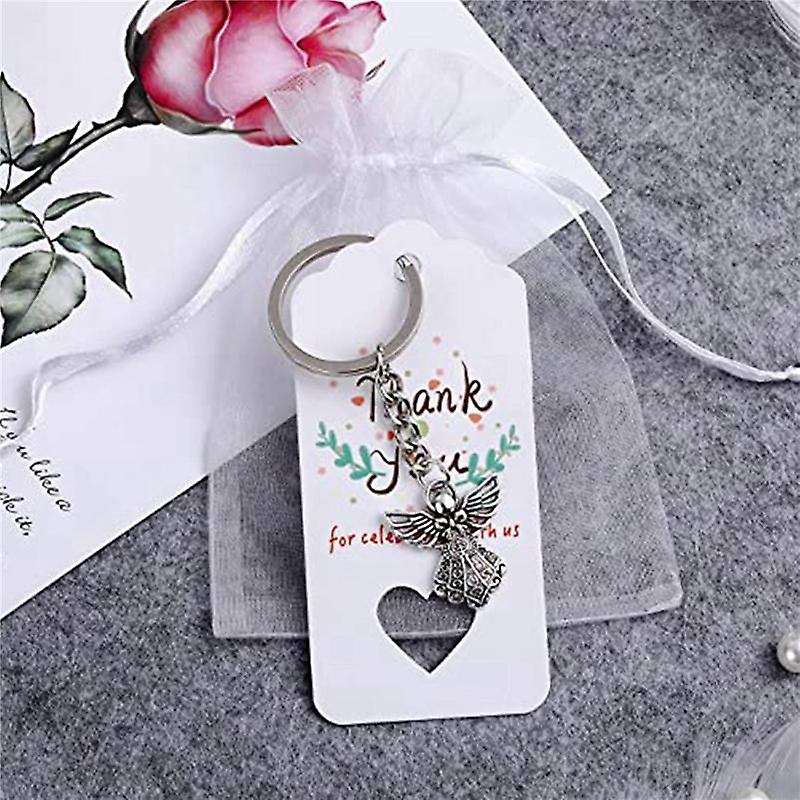 30pcs Angel Keychain Angel Pendant Wedding Birthday Party Baby Shower