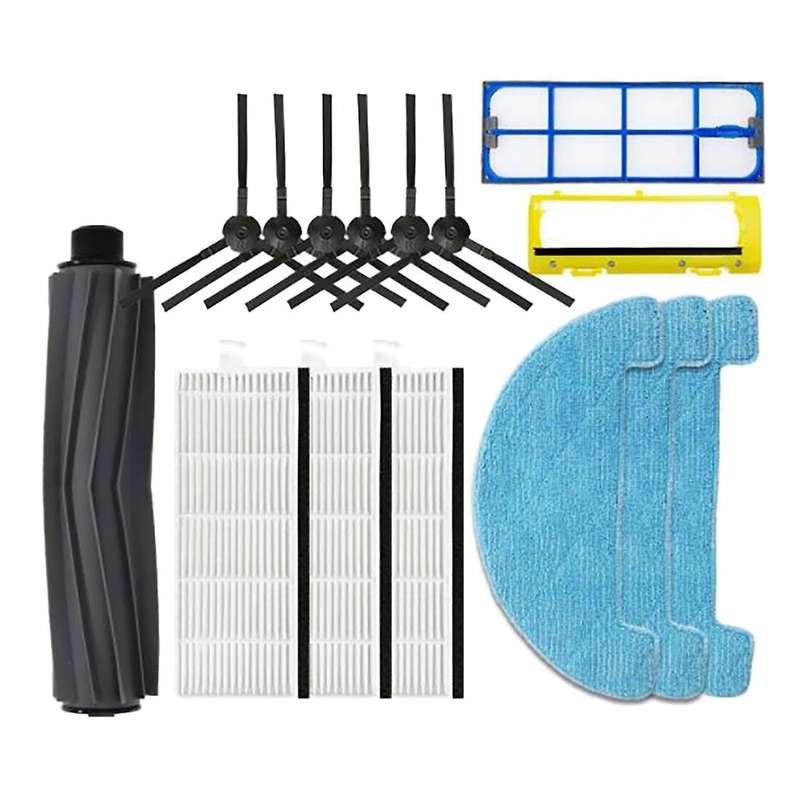 Kit for Ilife A8 A6 X620 X623 Main Brush Filter Mop Cloth Part 15 Pcs