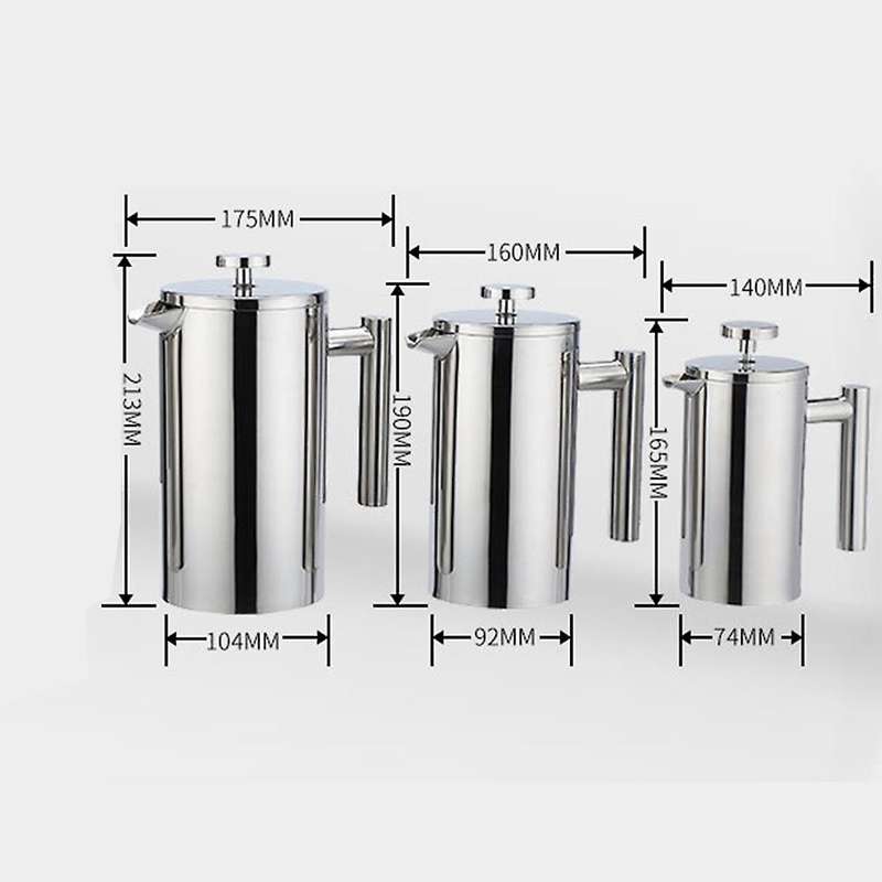 350ml Coffee Machine Double-wall Insulated Coffee Tea Maker Pot