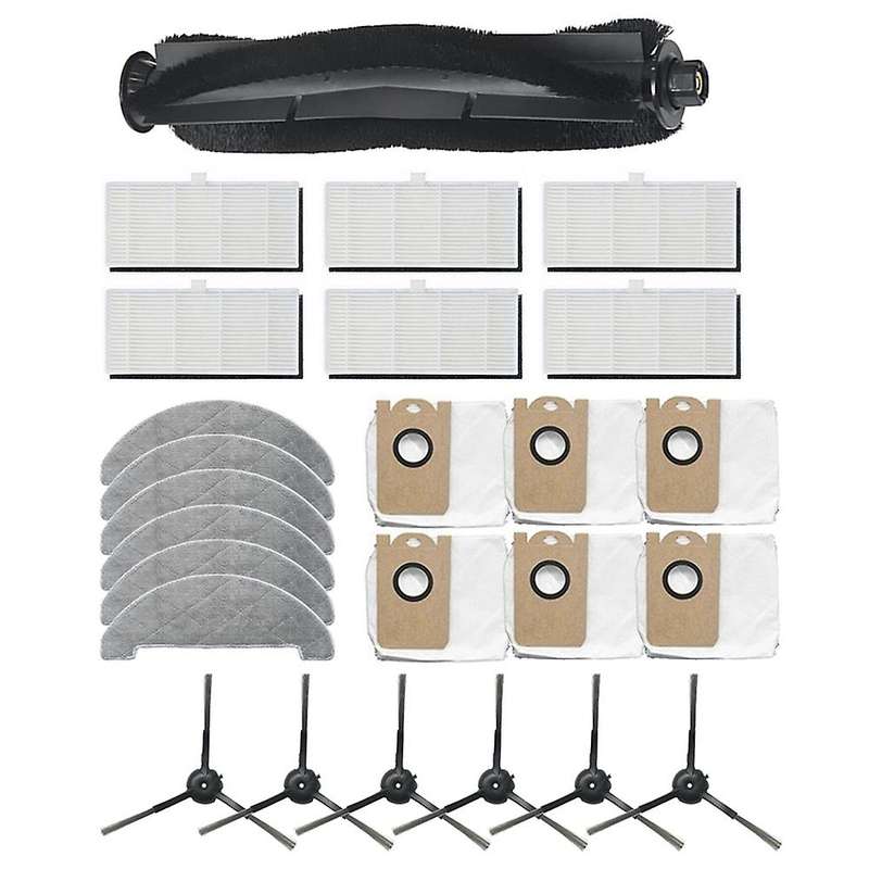 Main Rolling Side Brushes Filters Dust Bags Rags for Viomi S9 Cleaner