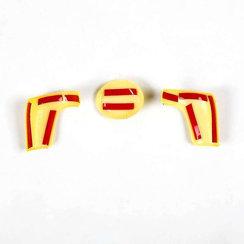 Gear Shift Knob Head Cover Trim for Chevrolet (abs Yellow)