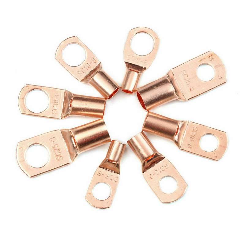 140pcs Copper Wire Ring Terminal Lug Sc Battery Welding Connectors