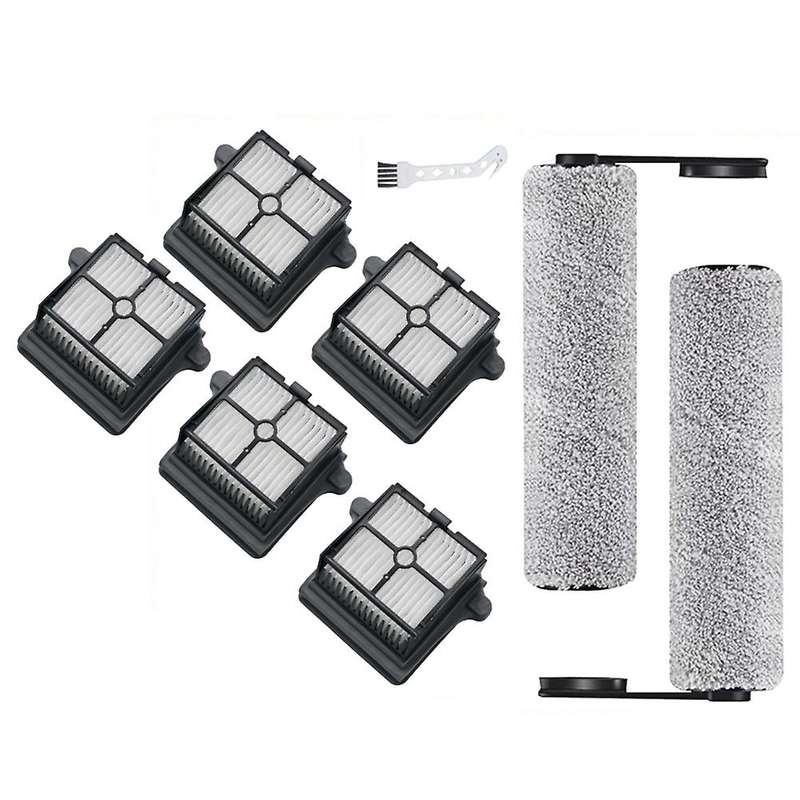 8pcs Roller Brush Hepa Filter for Tineco 3.0 Washing Floor Machine