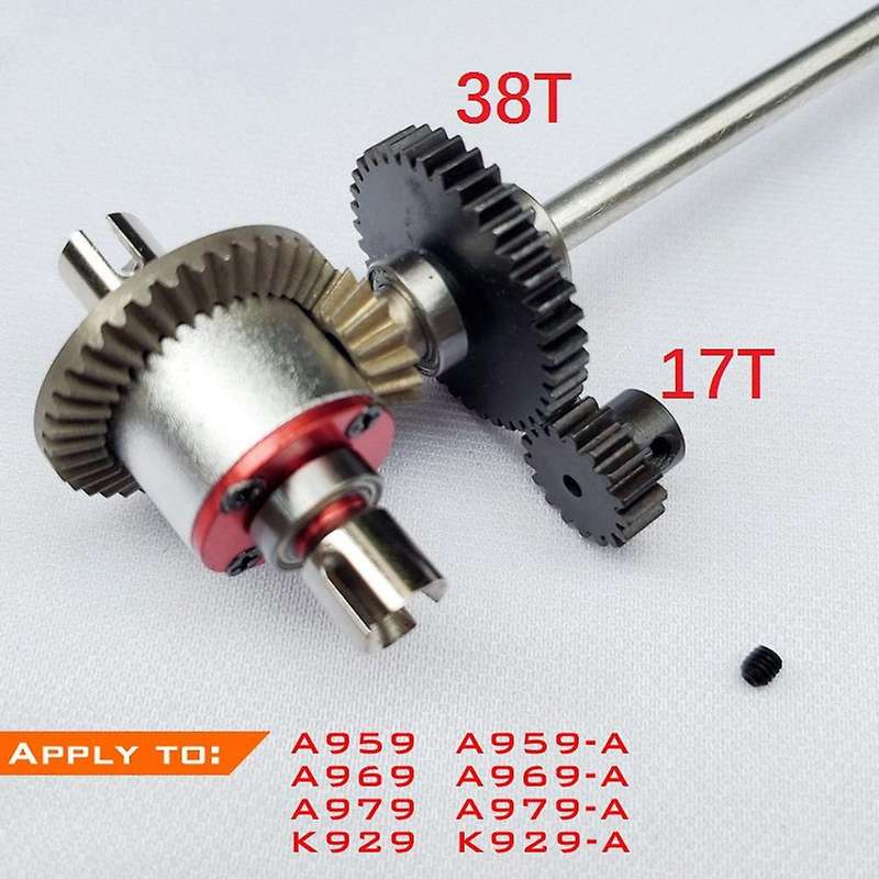 Gear Set for Wltoys A959 A969 A979 K929 1/18 Rc Car Upgrade Parts