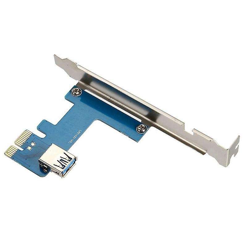 Pci-e Express 1x to 3 Port 1x Switch Multiplier Hub Riser Card +usb