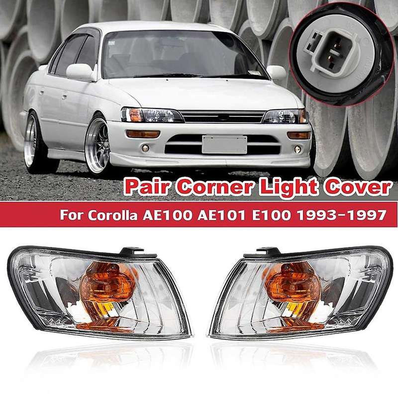 1 Pair Car Front Corner Lamp for Toyota Corolla Ae100 Ae101 E100