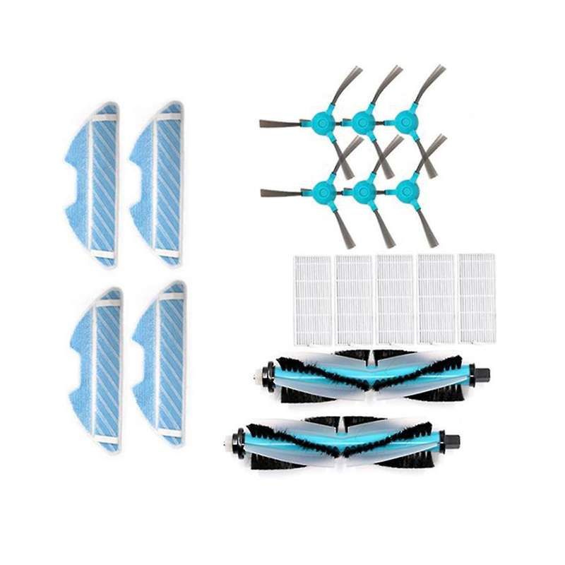 1set Replacement for Conga 1290 Hepa Filter Mop Rag Cloth Main Roller
