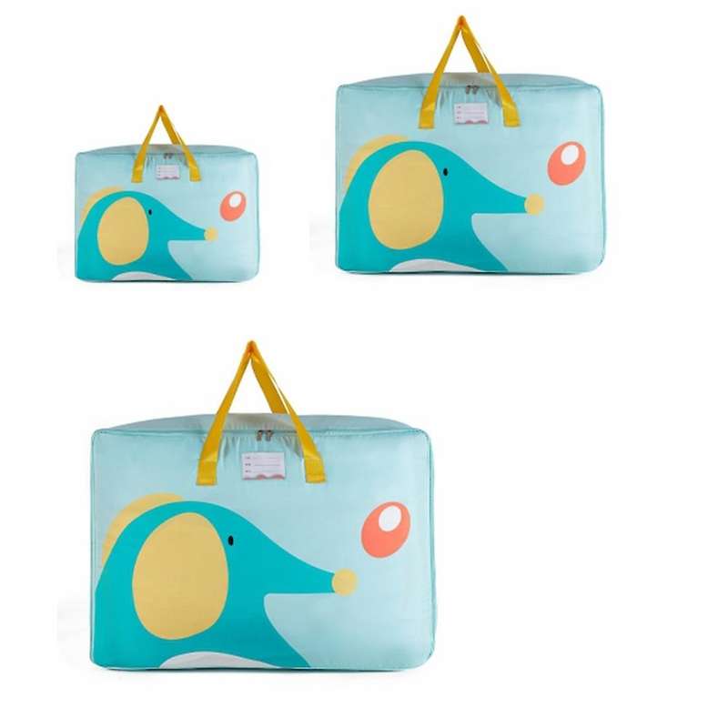 Clothes Storage Bags Cartoon Portable Box Pillow Quilt Blanket Home C