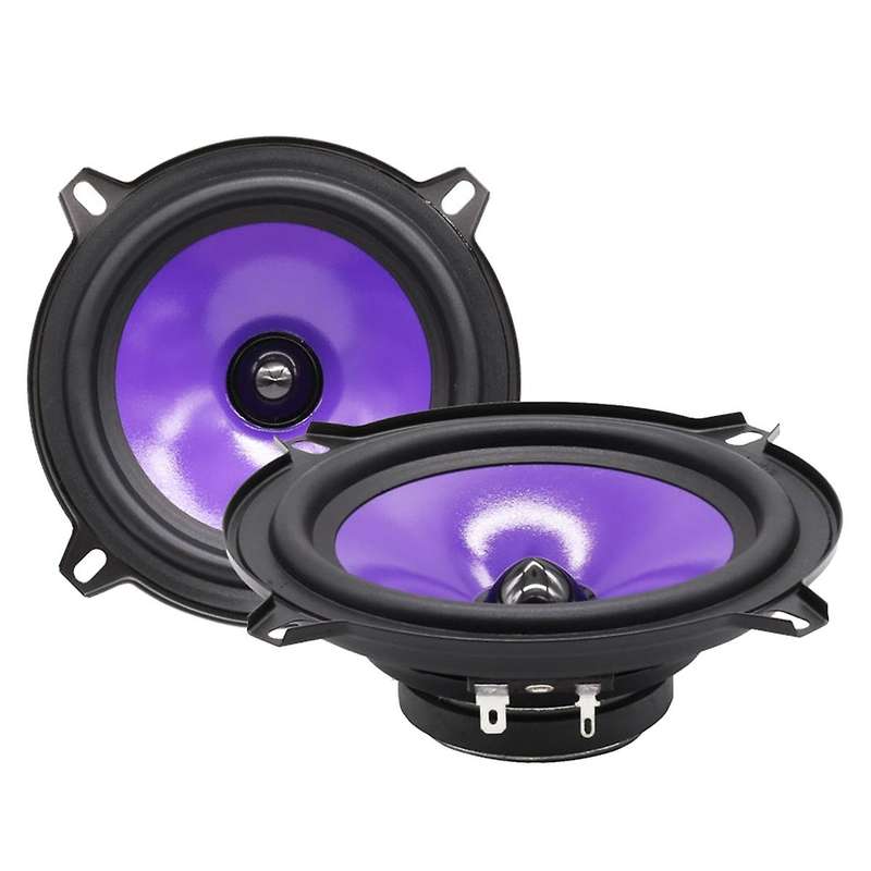 Puzu 2pcs Auto Car Audio 5 Inch Woofer Speaker Full Frequency