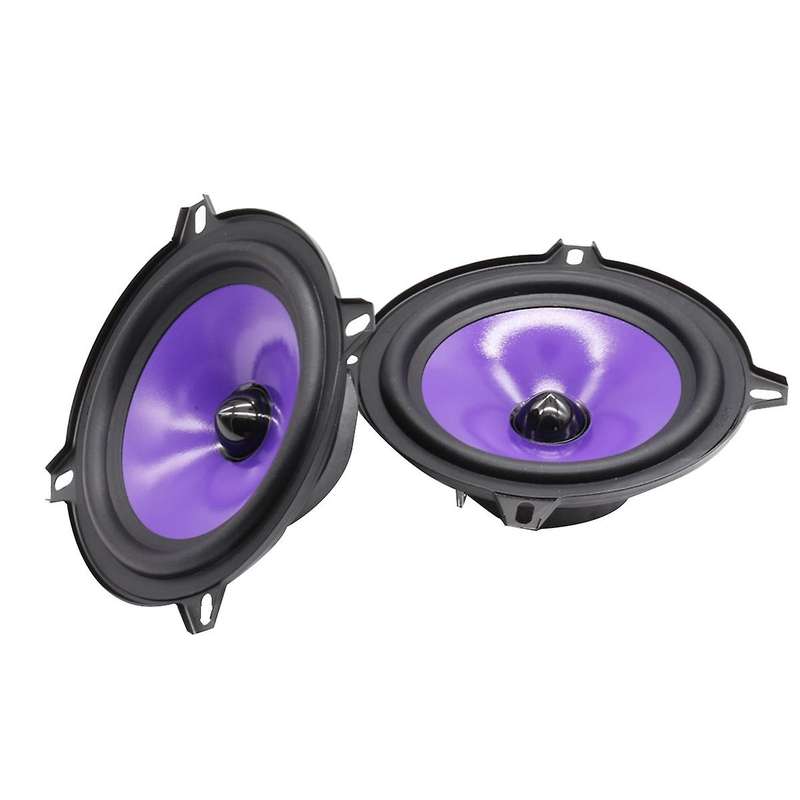 Puzu 2pcs Auto Car Audio 5 Inch Woofer Speaker Full Frequency